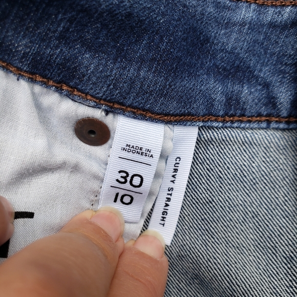 DL1961 Angle Mid Rise Skinny Ankle Frayed Edge Jeans - Size 29 - Picture 14 of 14